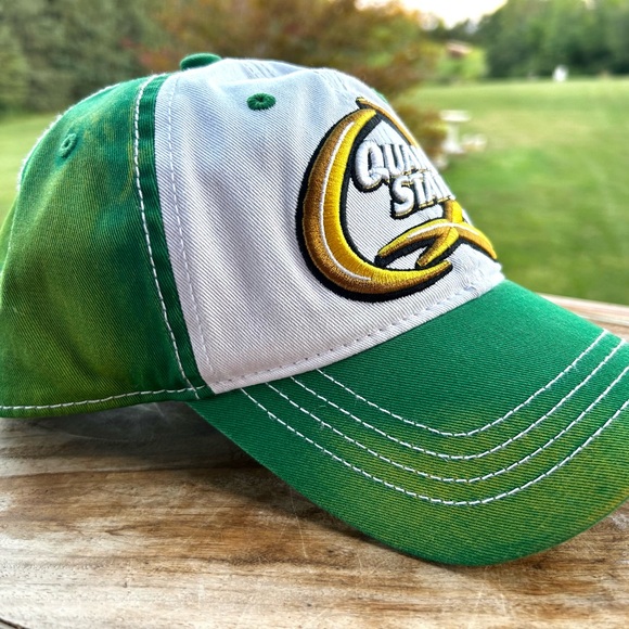 NWOT Quaker State Cap/Hat Weathered Green & White SnapBack - Picture 9 of 9